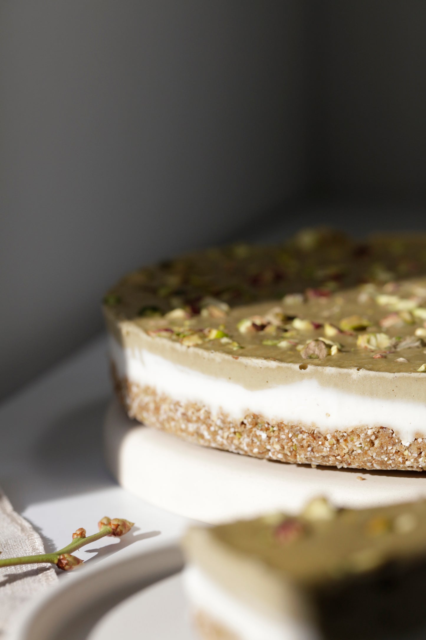 Raw Pistasjkake