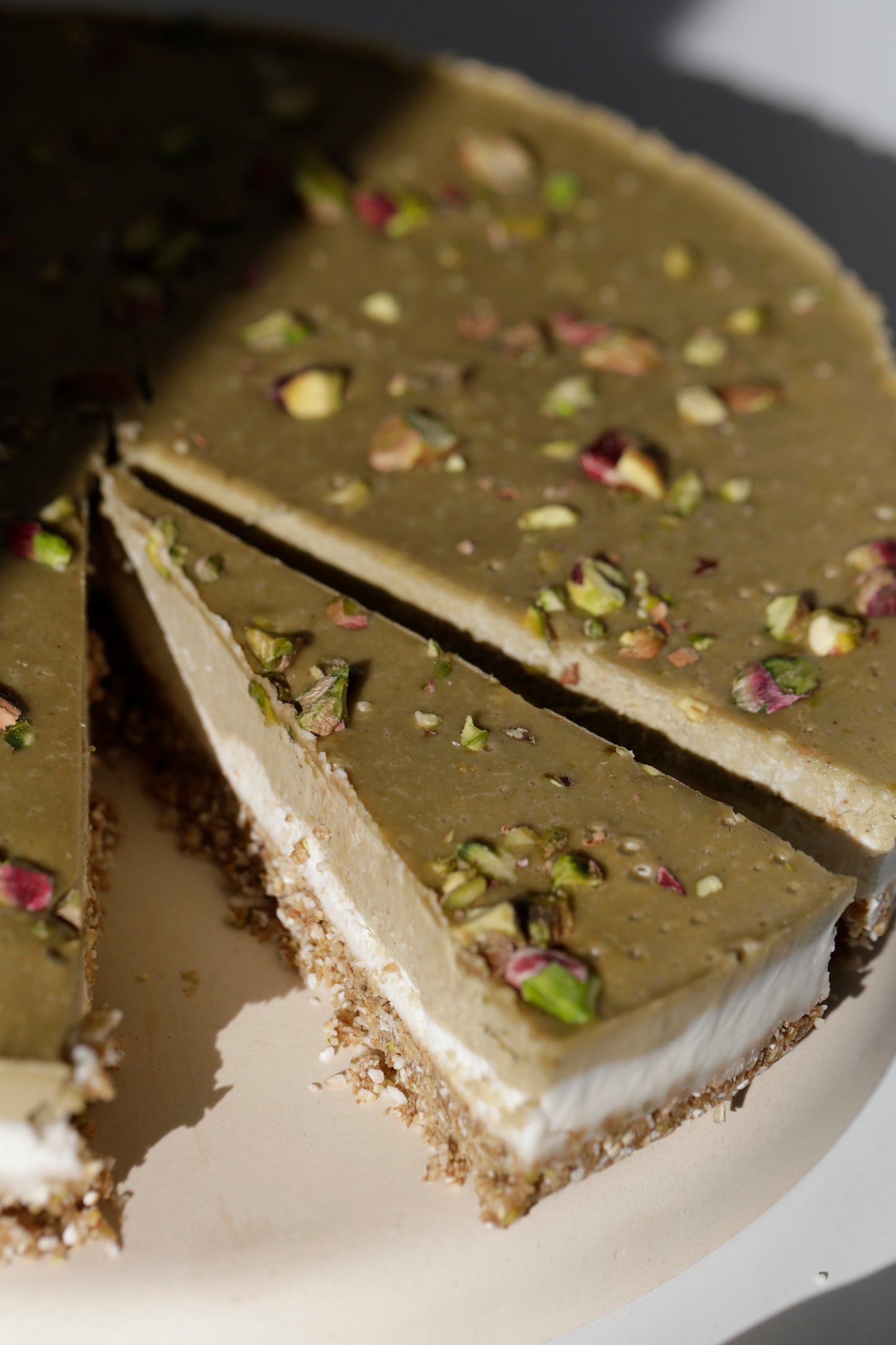 Raw Pistasjkake